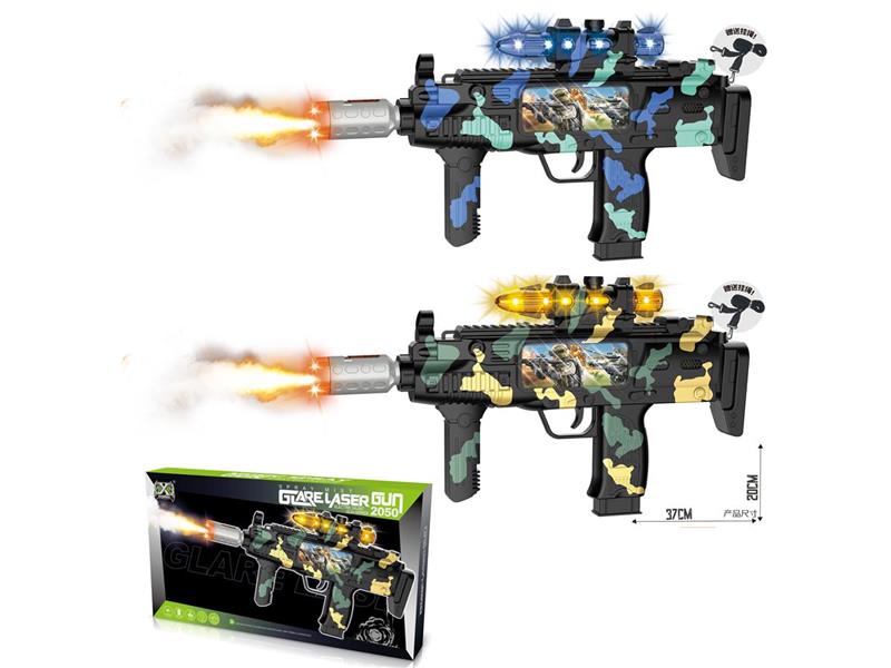 ELECTRIC GUN WITH LIGHT AND SOUND